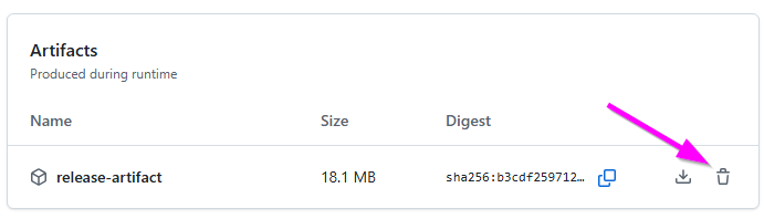 Suppression manuelle