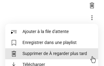 Suppression de vidéo